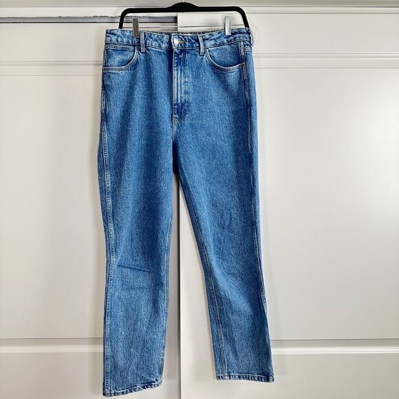 Wrangler Mom Fit Blue Jeans 14/32 - Picture 4 of 12